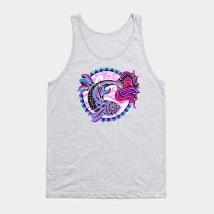 Beautiful Koi Decorative Fish Art Tank Top